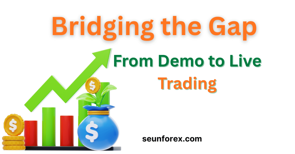 Upward trending chart leading to a pot of money symbolizing profit growth in trading