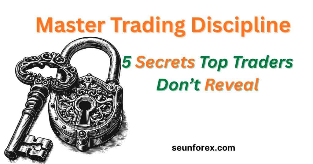 Illustration representing trading discipline, emotional control in trading, and effective risk management for forex and stock traders.