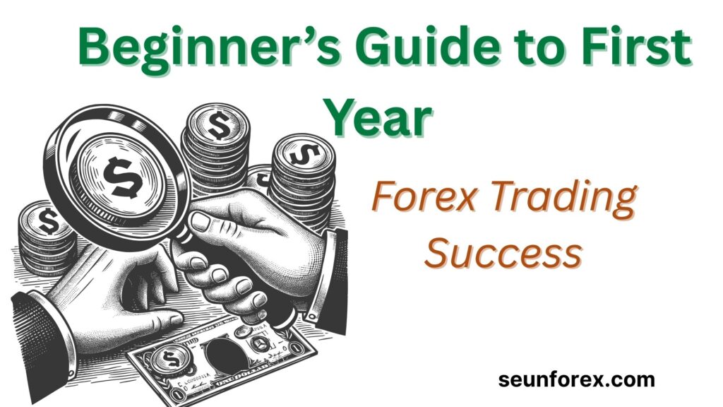 Beginner’s guide to first year forex trading success with tips on risk management and trading psychology.”