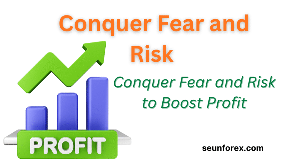 Trader mastering fear and risk through emotional discipline.