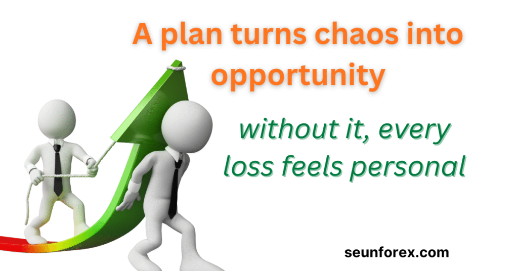 A trade without a plan is like a ship without a compass—directionless and doomed to drift