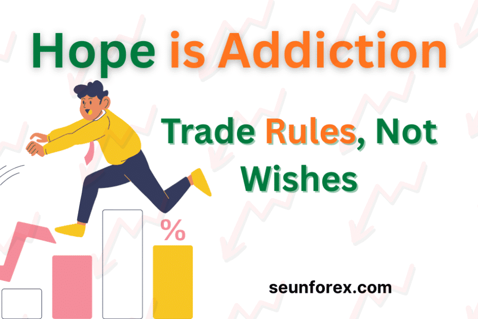 Trading strategy and risk management banner: Hope is Addiction. Trade Rules, Not Wishes.