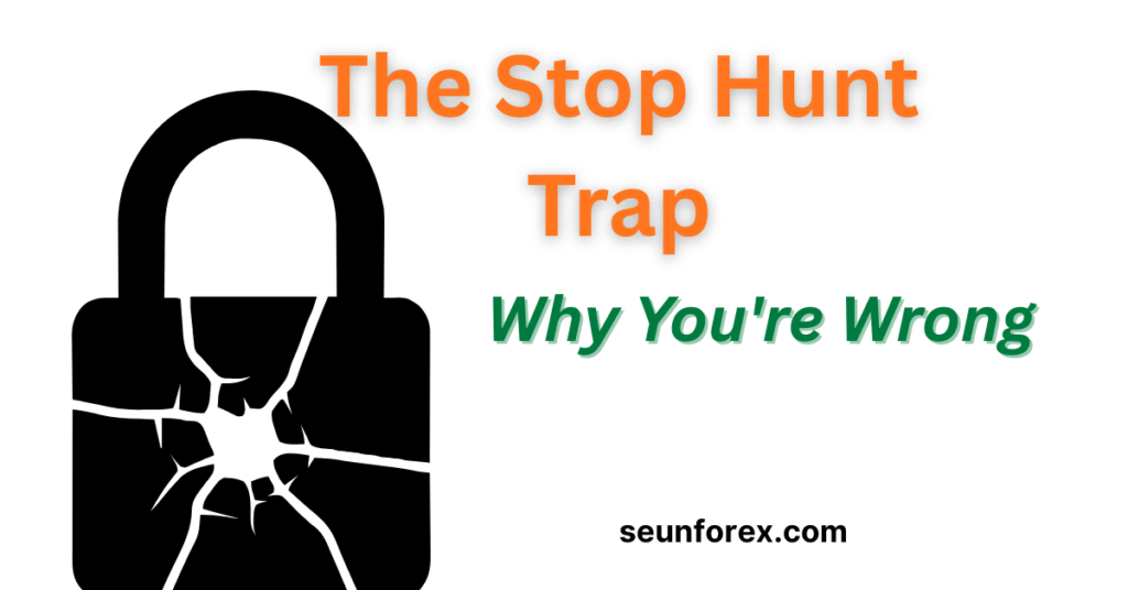 Visual banner for article debunking the Stop Hunt trap myth, featuring a cracked padlock.
