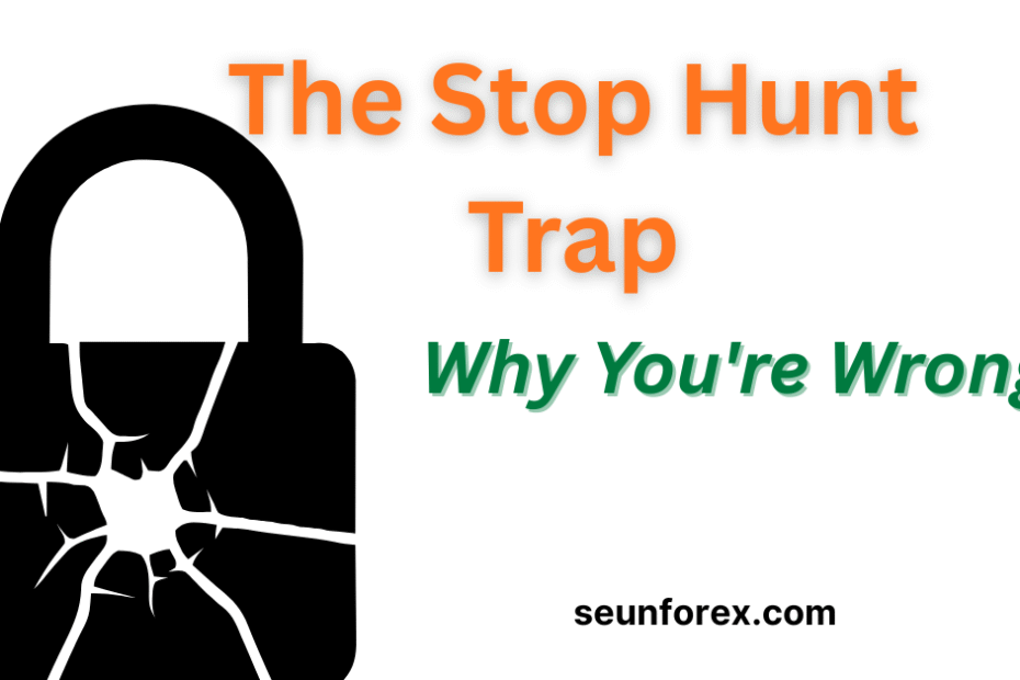 Visual banner for article debunking the Stop Loss Hunt. Action myth, featuring a cracked padlock.