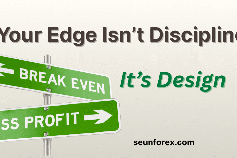 Loss Profit," emphasizing that success in a discipline-free trading system comes from design, not just discipline.